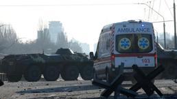 Kiev’deki hastanede yaralılar tedavi ediliyor