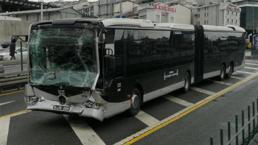 Esenyurt'ta metrobüs kazası; 7 yolcu yaralandı