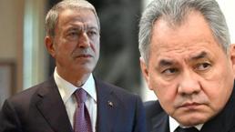 Bakan Akar, Rusya Savunma Bakanı Şoygu ile görüştü! Ateşkes vurgusu...