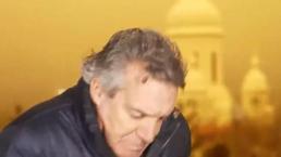 Kiev bombardımanı canlı yayına yansıdı! ABD'li muhabir Charlie D'Agata'nın panik anları kamerada...