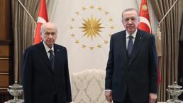 Cumhurbaşkanı Erdoğan ile Bahçeli arasındaki görüşme başladı