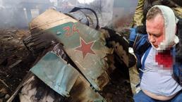 Ukrayna’da düşürülen uçağın pilotu halk tarafından yakalandı