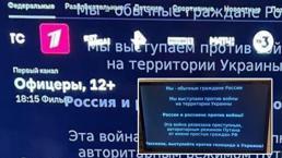 Rus izleyiciler şaşkına döndü! Televizyon ekranları aniden karardı... 'Güle güle'