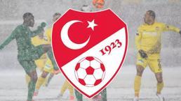 TFF'den kötü hava koşulları sonrası flaş karar! 1 hafta erteleme...