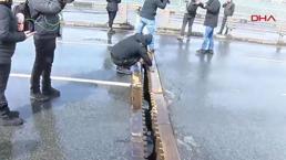 Unkapanı köprüsü trafiğe kapatıldı! 