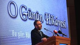Bakan Kasapoğlu: Merhum Akif, millet sevgisini şiir ile milletimize yansıtmıştır