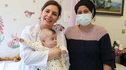 580 gram doğan Sude bebek hayata tutundu