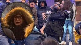 Sokak ortasında dehşet! Vatandaşlar zor kurtardı, çocuğunun gözü önünde...