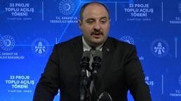 Sanayi ve Teknoloji Bakanı Varank: