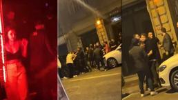 Fenomenlerin partisinde laf atma kavgası! Birbirlerine girdiler, masa ve şişeler havada uçuştu