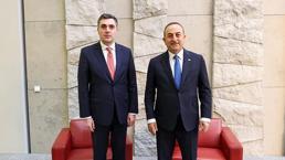 Bakan Çavuşoğlu, Gürcistan Dışişleri Bakanı Darchiashvili ile görüştü