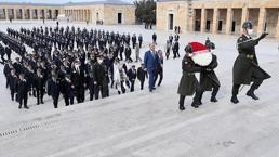 Emniyet teşkilatından Anıtkabir'e ziyaret