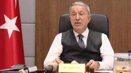 Karadeniz'de tespit edilen mayınlara ilişkin Bakan Akar'dan açıklama