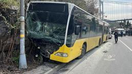 Beykoz'da İETT otobüsü kazası! Yaralılar var