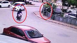 Gaspçıya direnen kadın yerde sürüklendi