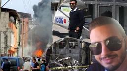 Bursa'da tek motorlu uçak evlerin arasına düştü! 2 pilot hayatını kaybetti