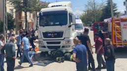 TIR'ın çarptığı bisikletin sürücüsü öldü