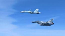 Fransız jetleriyle Rus savaş uçakları böyle karşı karşıya geldi