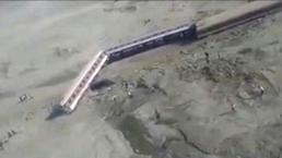 İran güne felaketle uyandı! Tren raydan çıktı.. Çok sayıda ölü ve yaralı var...