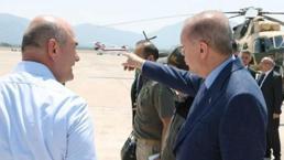 Cumhurbaşkanı Erdoğan Muğla'da yangına ilişkin bilgi aldı