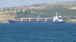 Tahıl gemisi Çanakkale Boğazı'na ulaştı