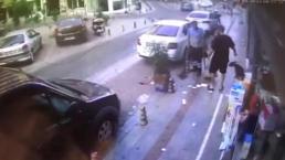 Köpeğine toz geldiği gerekçesiyle temizlik görevlisini dövdü!
