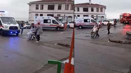 Rize'de hastanede yangın! 60 hasta tahliye edildi