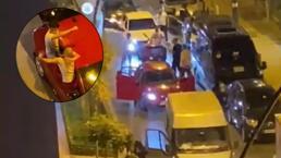 Trafikte çileden çıkaran anlar! Yürekler ağza geldi, dakikalarca...