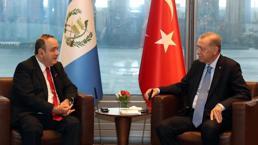 Cumhurbaşkanı Erdoğan, Guatemala Devlet Başkanı Giammattei ile görüştü