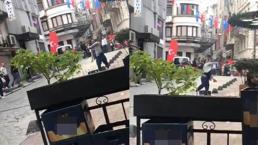 Sevgilisi ile tartıştı, kadının sığındığı oteli şişe yağmuruna tuttu!