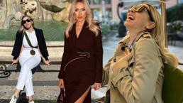 Hadise yeni pozlarını peş peşe paylaştı! 'Roma'yı ısıtan güneş'