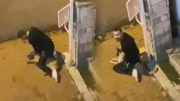 Sarıyer'de köpeği boğmaya çalıştı! Görüntülere tepki yağdı