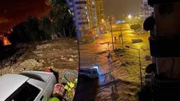 Antalya'da yoğun yağış iki ilçede sele neden oldu, evleri su bastı!