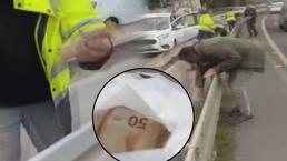 150 bin euro yola saçıldı, 85 bin euro kayıp! 'Para geri gelmezse zor durumda kalırım'