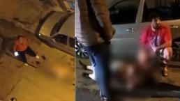 Oğluna cinsel istismarda bulunmakla suçladığı adamı çırılçıplak soyup dövdü