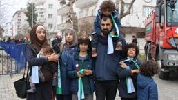 Cumhurbaşkanı Erdoğan'ı görmek için 6 çocuğuyla Fransa’dan geldi