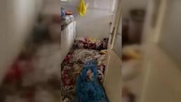 Çöp ev skandalı! Üç kardeşin kahreden görüntüsü