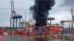 İskenderun Limanı'nda depoda yangın