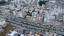 Deprem bölgesi İskenderun havadan görüntülendi