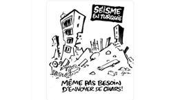 Charlie Hebdo'dan skandal! Türkiye'deki depremle dalga geçtiler