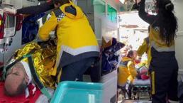 130 saat sonra ailesiyle enkazdan çıktı, ambulanstaki sözleri herkesi ağlattı