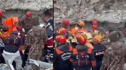 Deprem bölgesinden peş peşe mucizeler! 278 sonra enkazdan bir kişi daha sağ olarak çıkarıldı