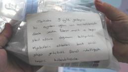 Depremzedelere gönderdikleri eşyaların arasındaki notlar yürek ısıttı