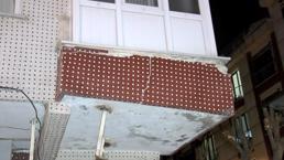 Genç kadın 3. kattaki balkondan düşerek yaralandı