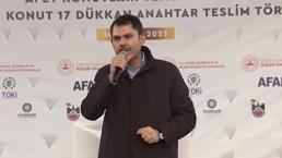 Bakan Kurum: Her felaketi birbirimizden güç alarak aştık