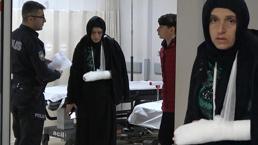 Boşandığı eşi ile oğlunu tekme tokat dövdü!