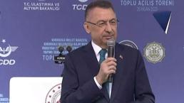 Ankara-Sivas Hızlı Tren Hattı sefere başladı! Cumhurbaşkanı Yardımcısı Oktay: Bu proje bölgeye çağ atlatacak