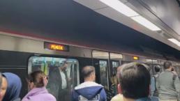 Marmaray seferlerinde intihar girişimi nedeniyle aksama