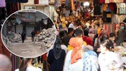 Tarihi Uzun Çarşı normal hayata dönüyor; 400 iş yeri faaliyete geçti
