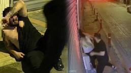 Sokakta karşılaştığı eski sevgilisini tekme, tokat ve yumrukla darbetti, çevredekiler tarafından dövüldü